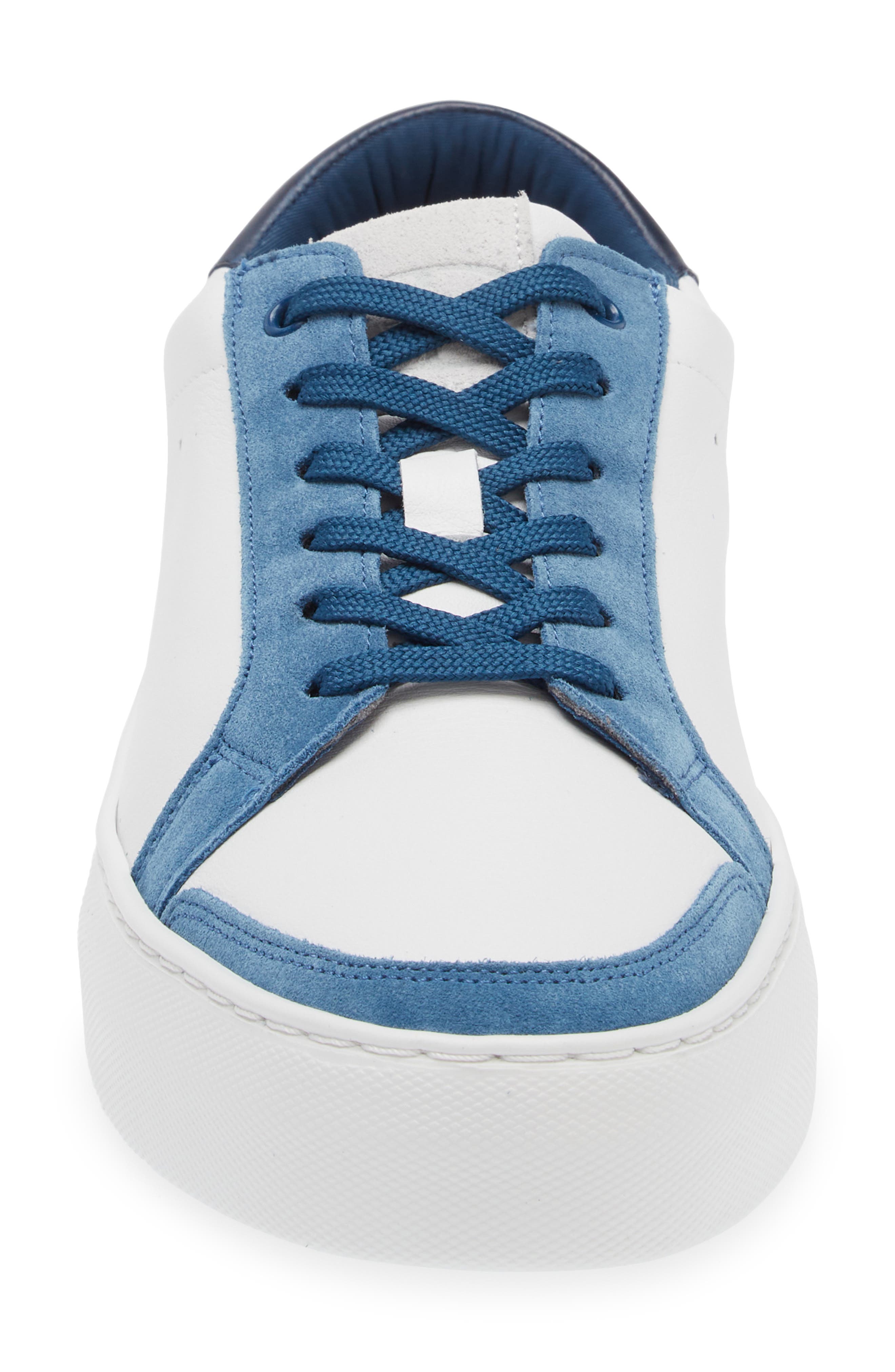 Dynamic Low Top Sneaker, Alternate, color, WHITE/ BLUE