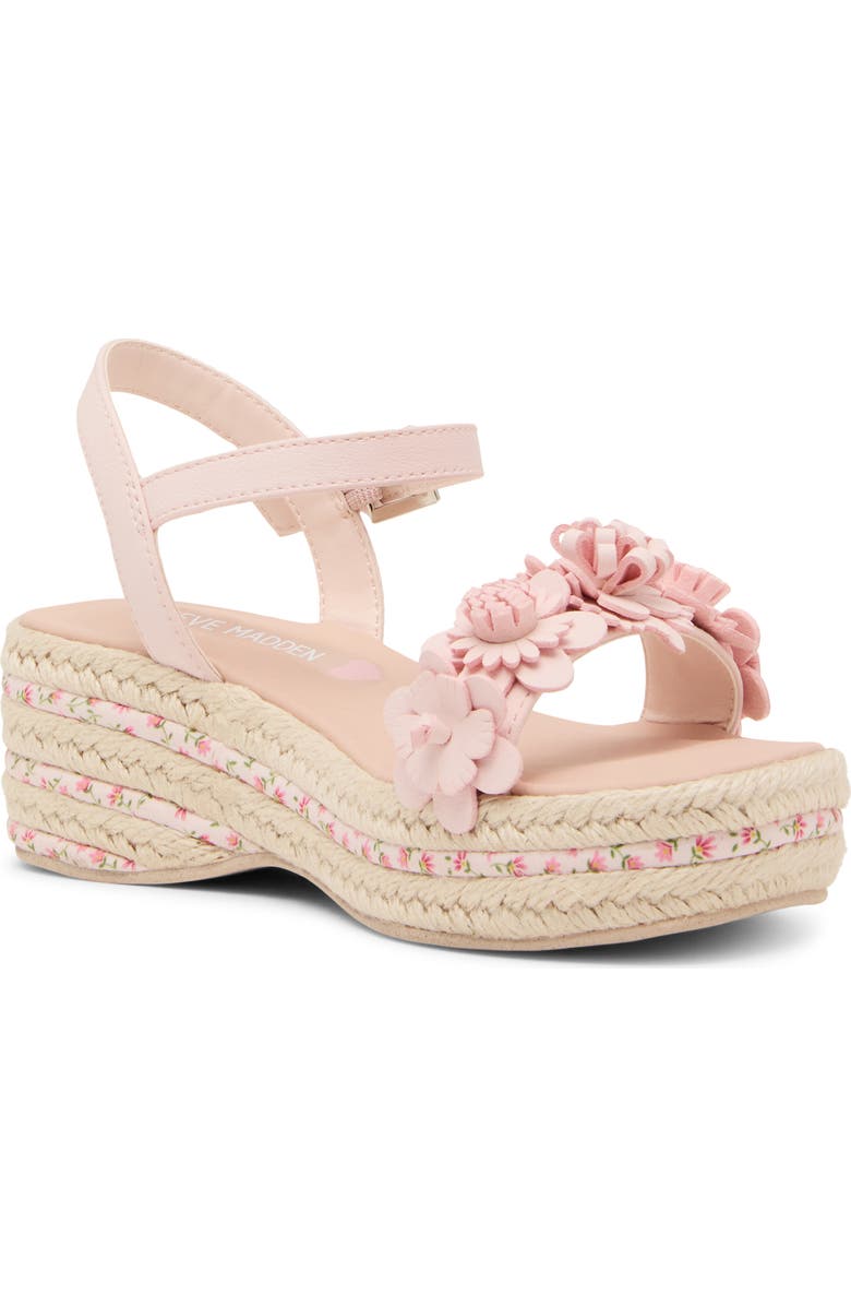 Steve Madden Kids' Dori Ankle Strap Sandal, Main, color, Blush
