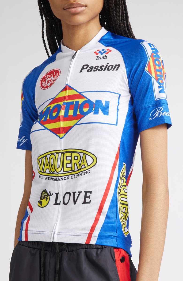 Vaquera Emotion Cycling Jersey Top, Alternate, color,