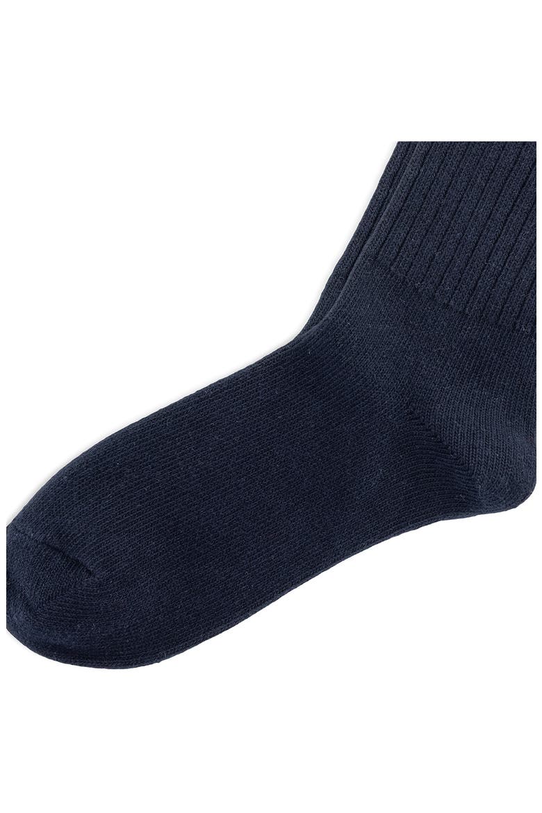 Basic Crew Socks, Alternate, color, DARK NAVY