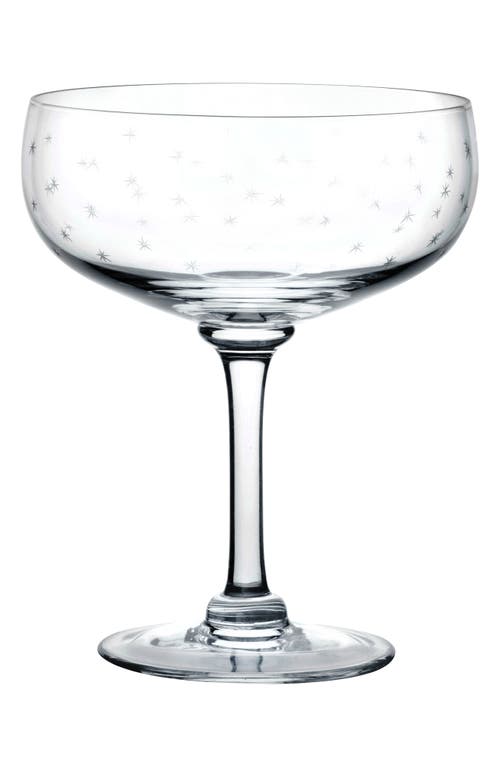 The Vintage List Set Of 2 Crystal Cocktail Glasses In Transparent