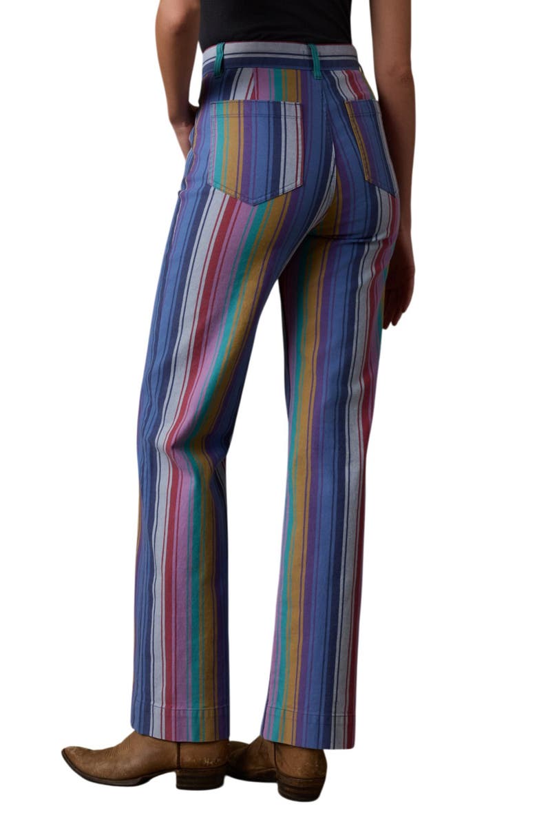 Faherty Sunset Stripe Patch Pocket Jeans, Alternate, color, Painted Row Stripe