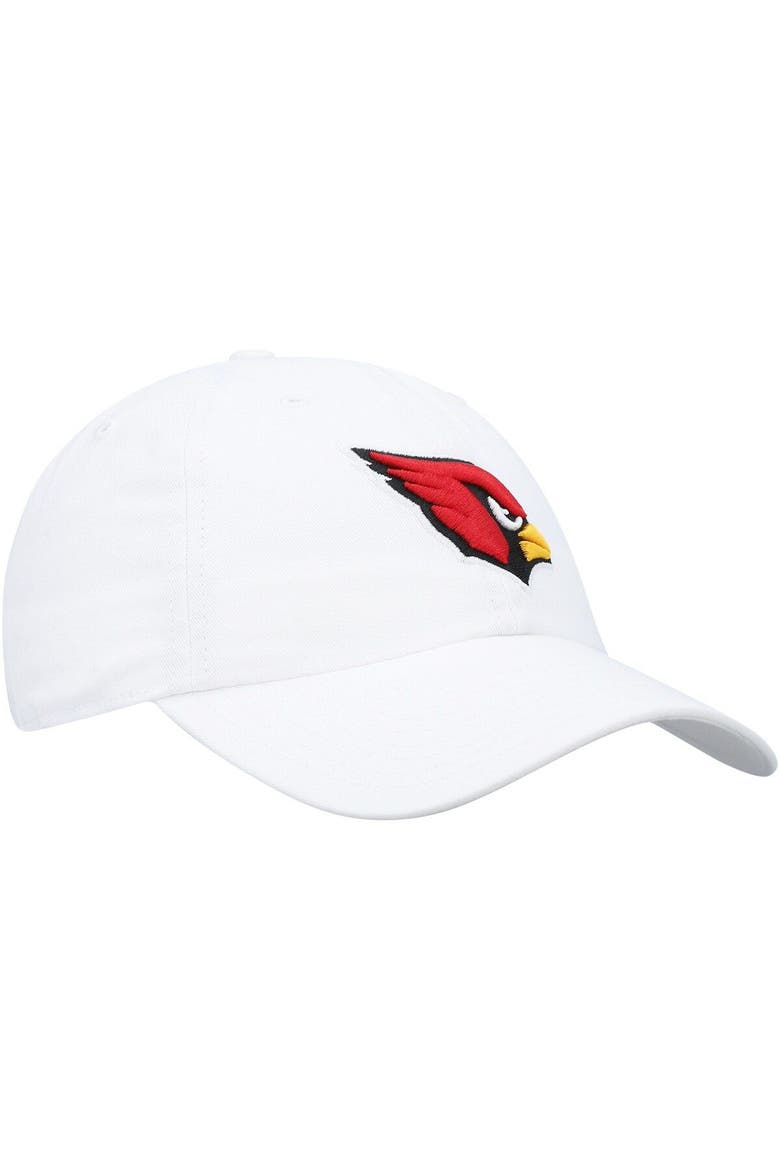Men's '47 White Arizona Cardinals Clean Up Adjustable Hat, Alternate, color, White