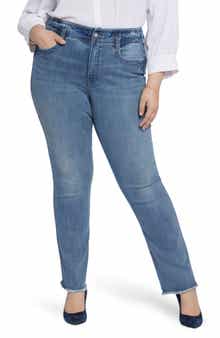 NYDJ Marilyn Hollywood High Waist Straight Leg Jeans
