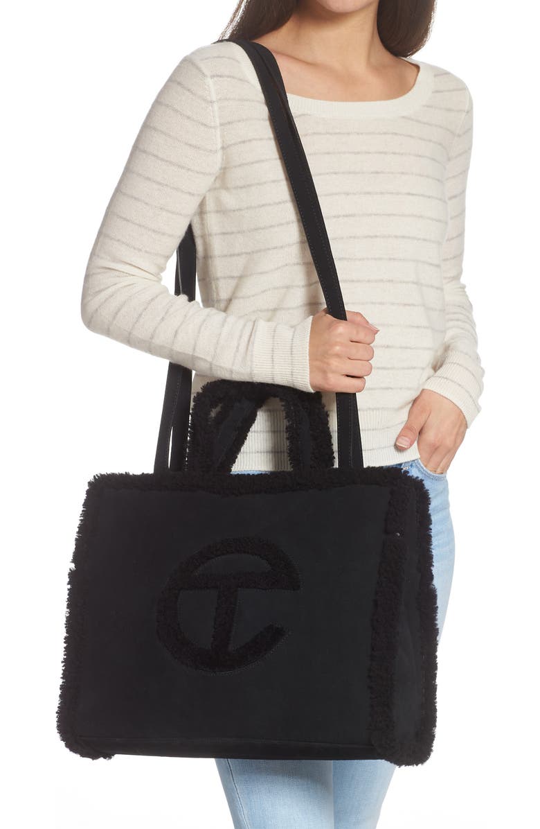 UGG<sup>®</sup> x TELFAR Gender Inclusive Medium Genuine Shearling Shopper, Alternate, color,