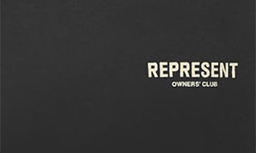 Represent Owners' Club Cotton Logo Graphic T-shirt In Black