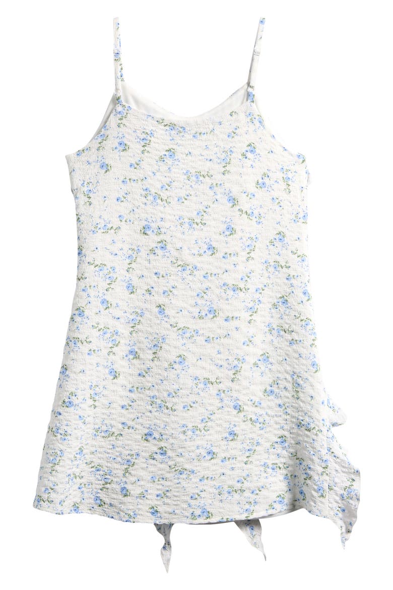 Kids' Floral Ruffle Dress, Alternate, color, WHITE