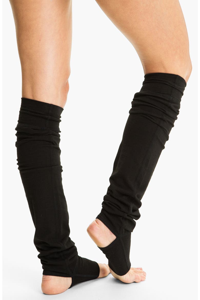 'Alex' Leg Warmers, Alternate, color, BLACK