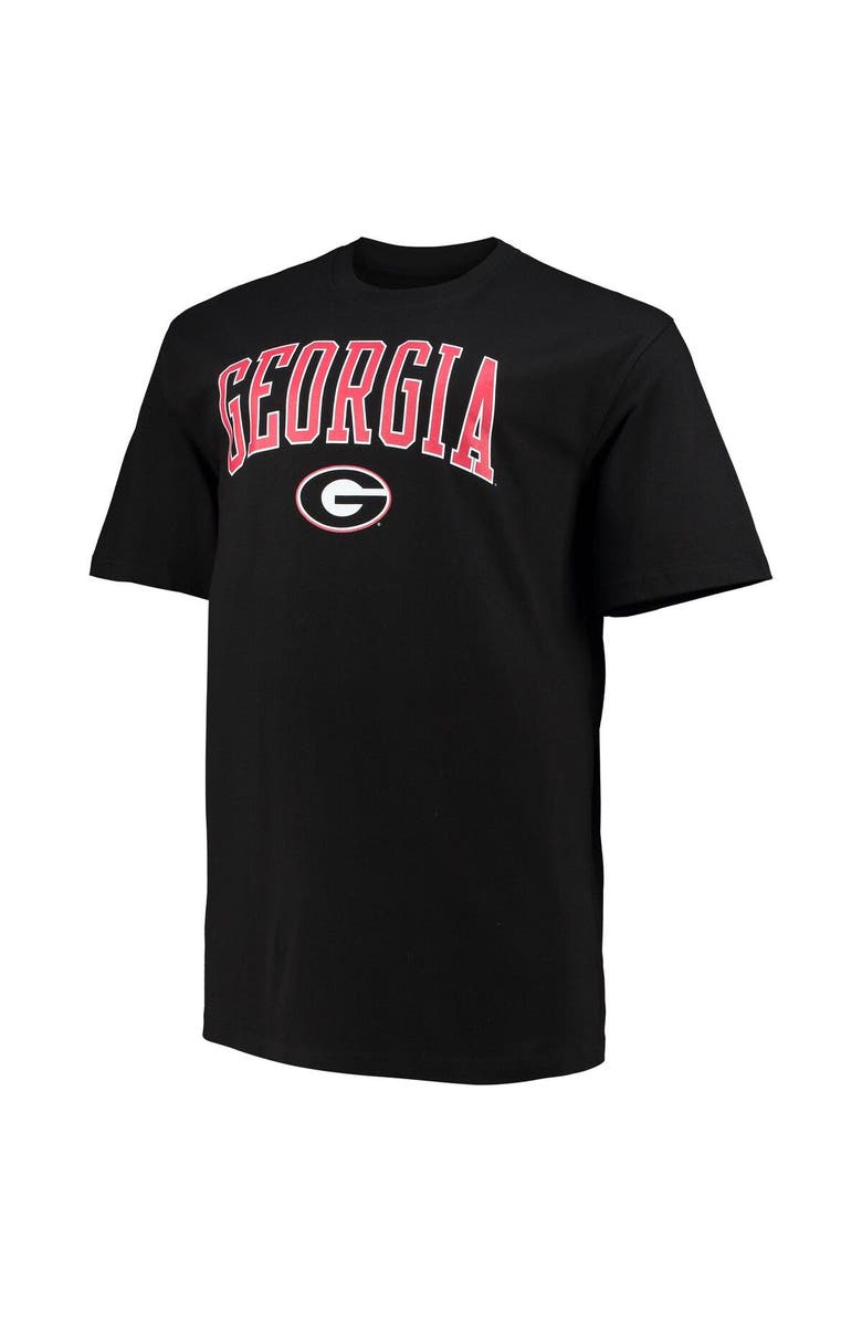 Champion Men's Champion Black Georgia Bulldogs Big & Tall Arch Over Wordmark T-Shirt, Alternate, color, 