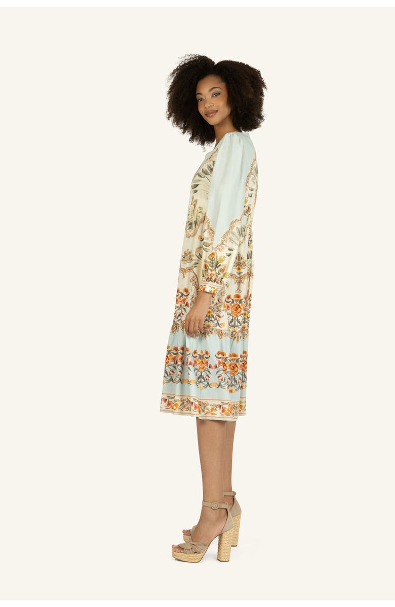 Super Natural by Secret Mission Sia Dress, Alternate, color, Light Blue Tropical Print