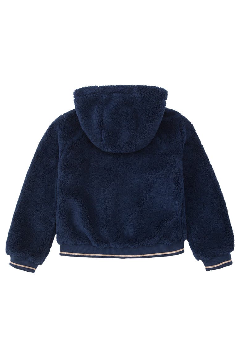 Kid's Cozy Fleece Jacket, Alternate, color, Navy