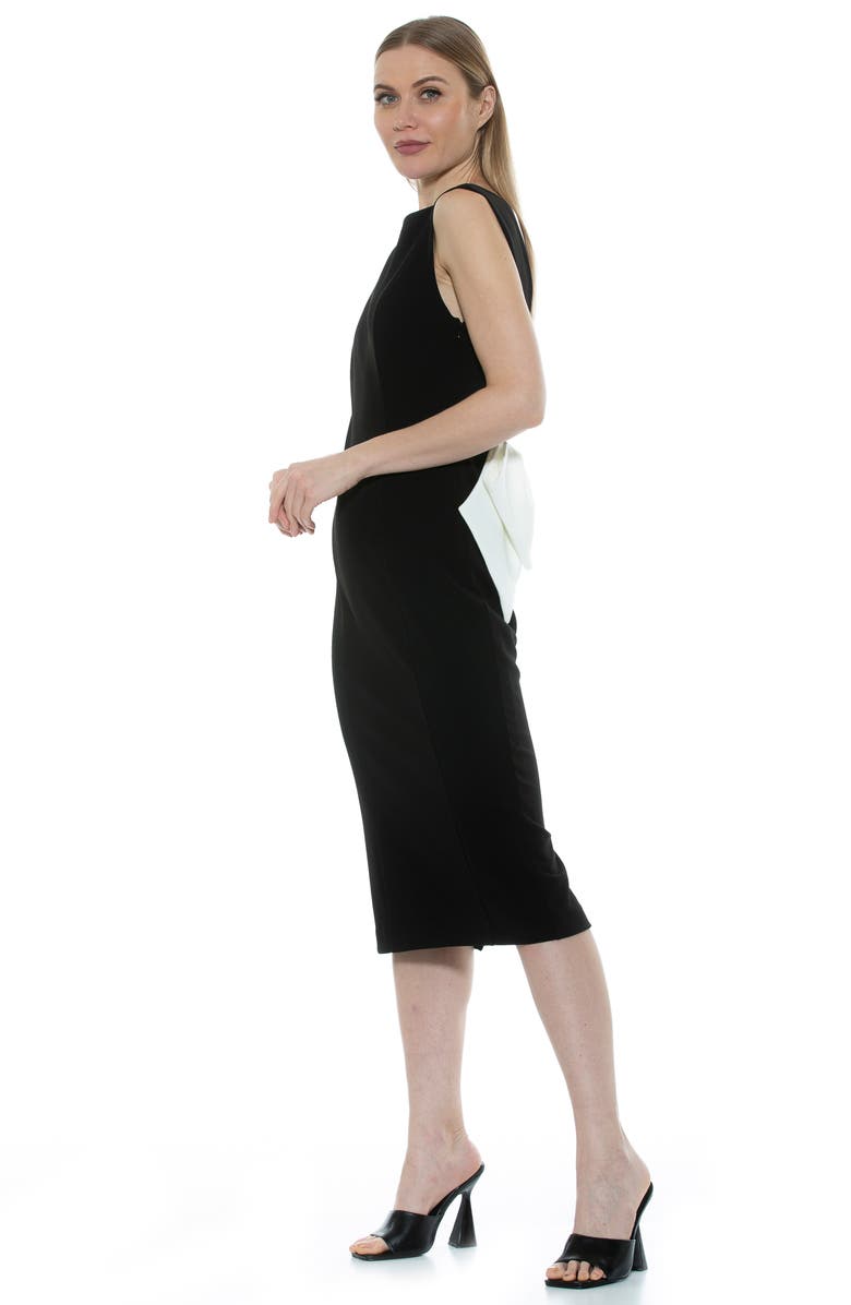Alexia Admor Penny Midi Sheath Cocktail Dress, Alternate, color, 