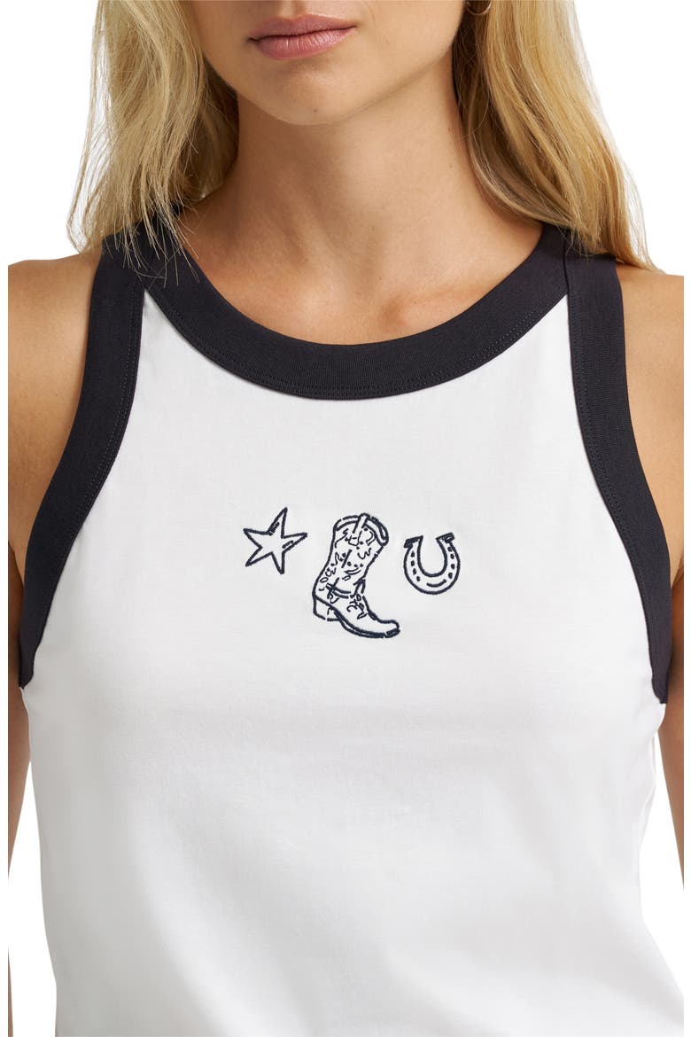 Western Embroidered Ringer Graphic Tank, Alternate, color, WORN WHITE
