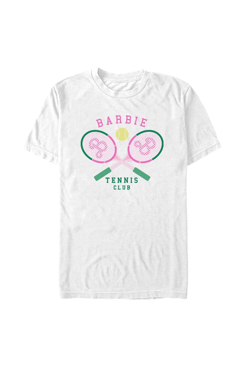Men's Tennis Rackets Club T-Shirt, Main, color, White