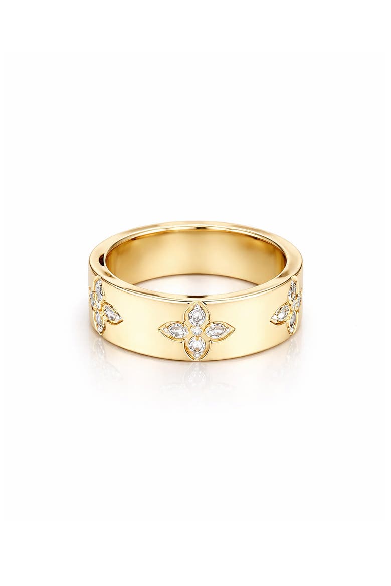 Cubic Zirconai Ring, Main, color, YELLOW GOLD