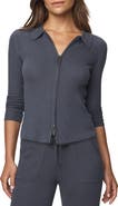 Splendid Georgie Two-Way Zip Sweater