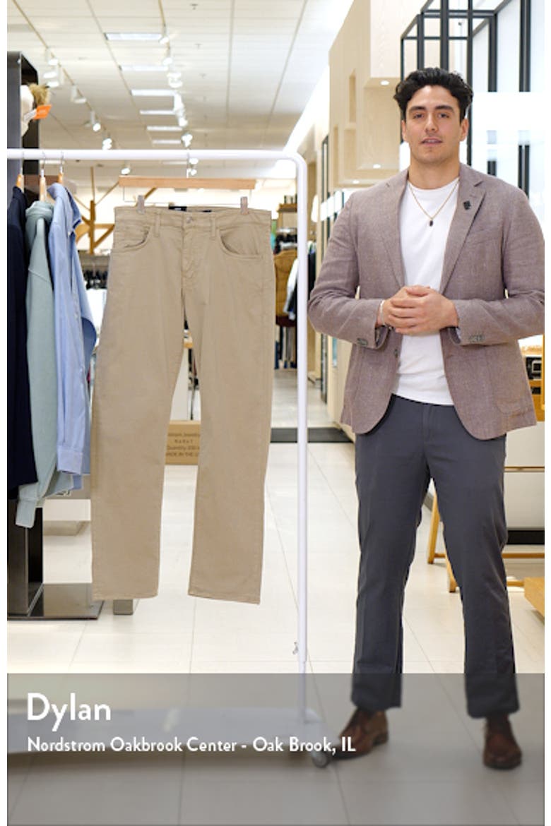 Zach Straight Leg Twill Pants video