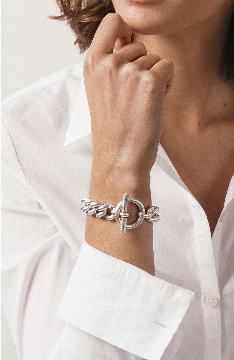 CXC Barracus Bracelet, Alternate, color, Silver