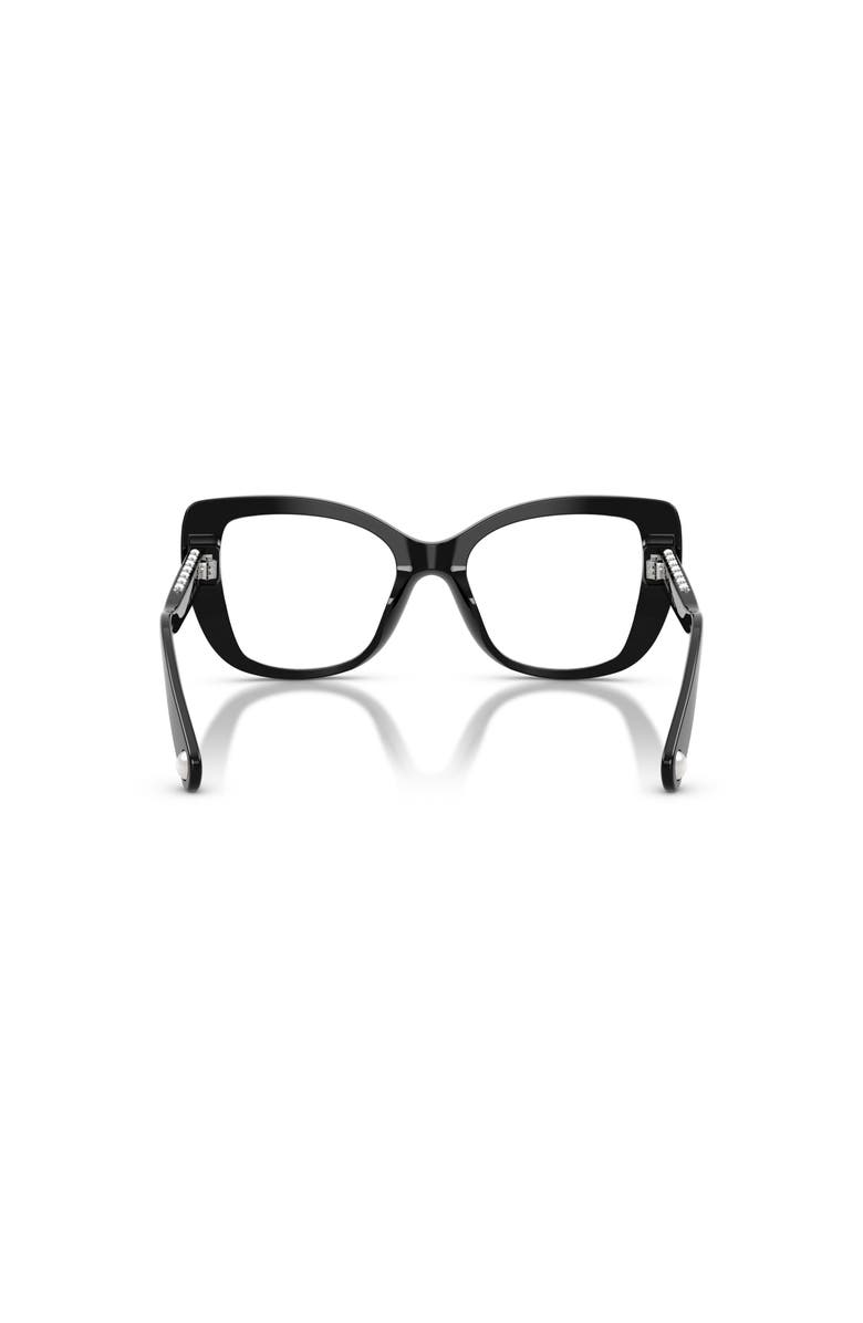 Swarovski 51mm Butterfly optical glasses, Alternate, color, Black