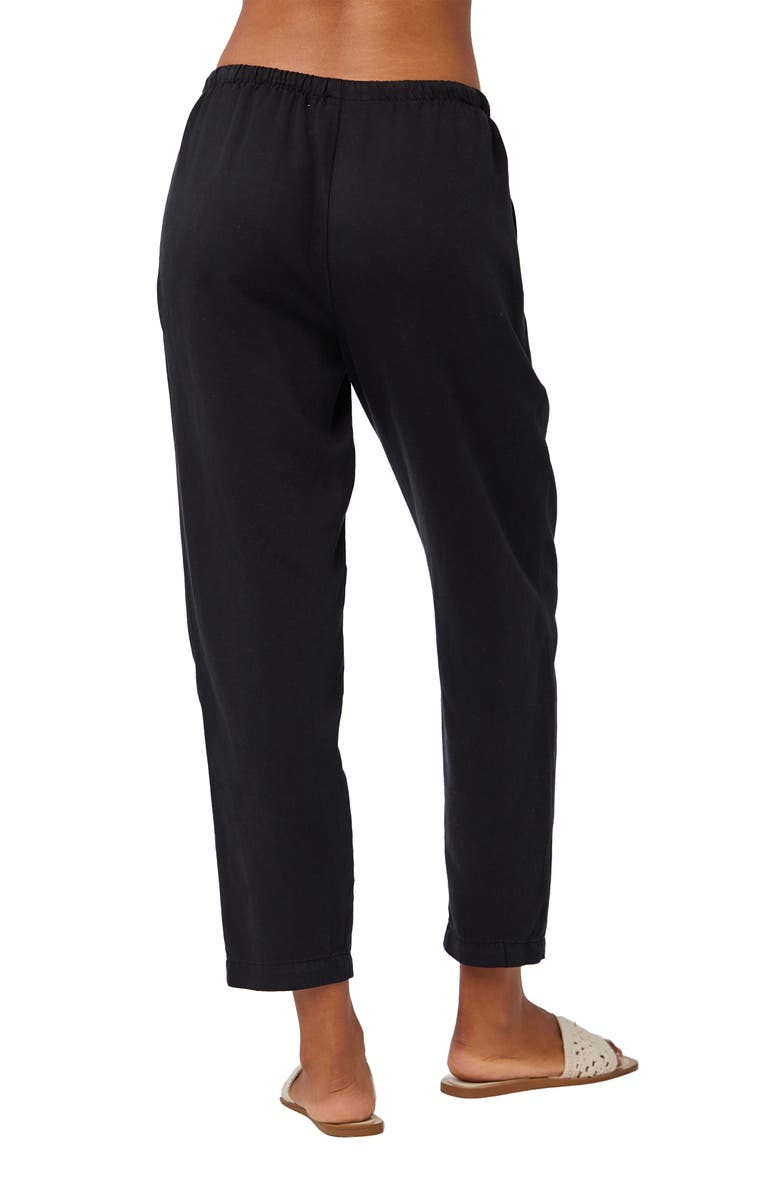 Bella Dahl Lina Pleated Drawstring Ankle Pants, Alternate, color, 
