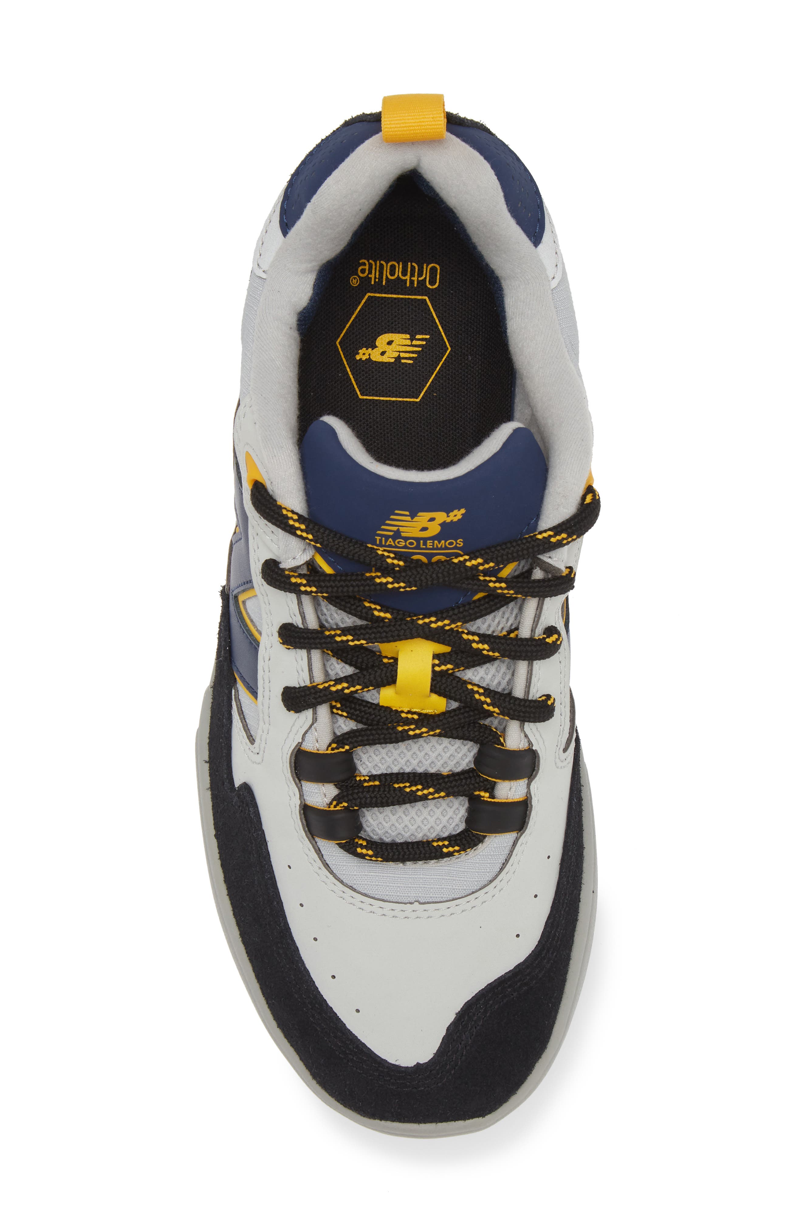 New Balance 808 Skate Sneaker, Alternate, color, Grey/ Black