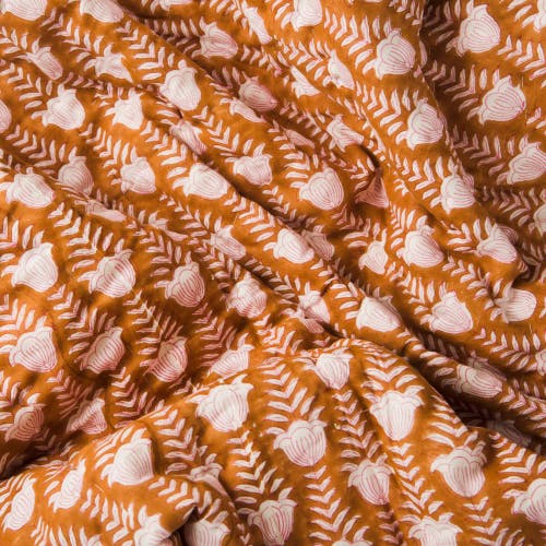 Mela Artisans Tulip Cotton Handcrafted Throw
