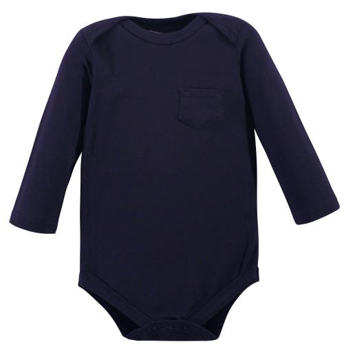 Touched By Nature 5pk Long Sleeve Organic Bodysuits In Multi