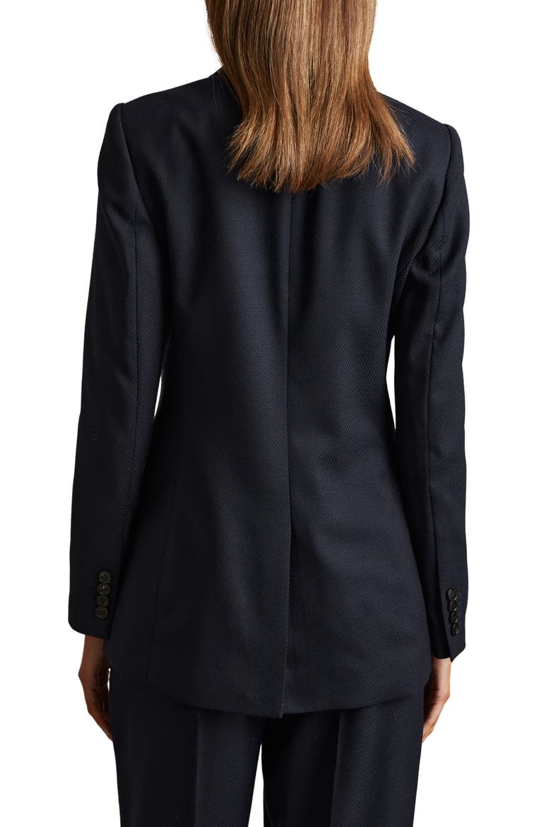 Hallie Wool Blend Blazer, Alternate, color, NAVY