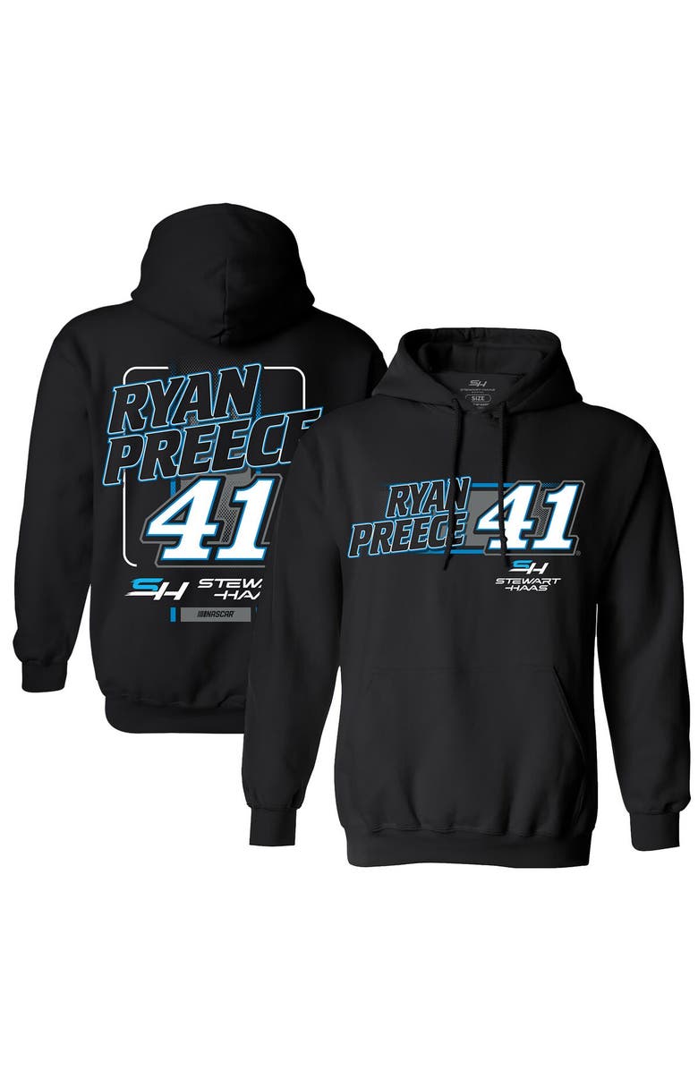 TEAM PENSKE Men's Team Penske  Black Ryan Preece Pullover Hoodie, Main, color, 