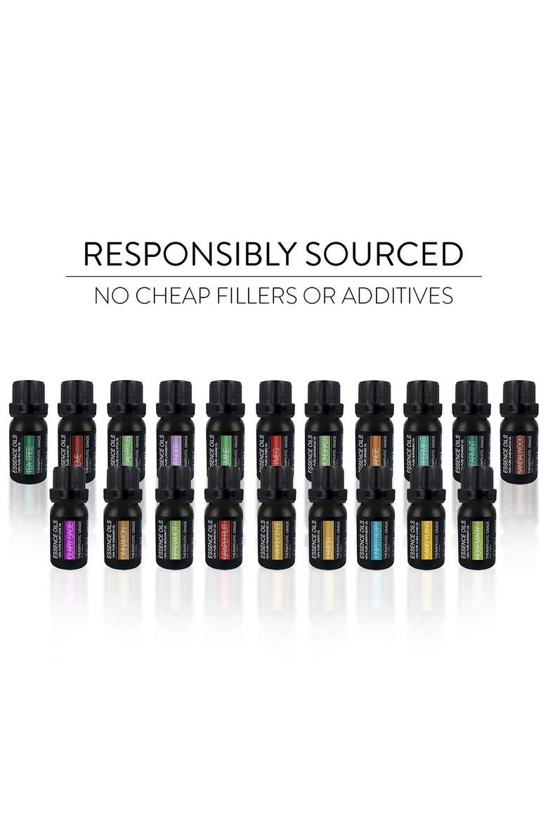 PURE DAILY CARE Ultimate Aromatherapy 400ml Essence Diffuser with Rotating Display Stand & 20 Essential Oils, Alternate, color, 