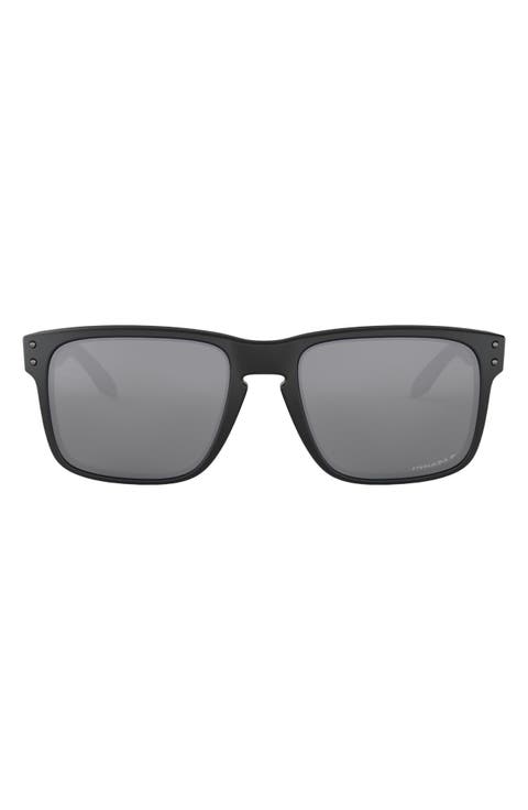56mm Polarized Rectangular Sunglasses