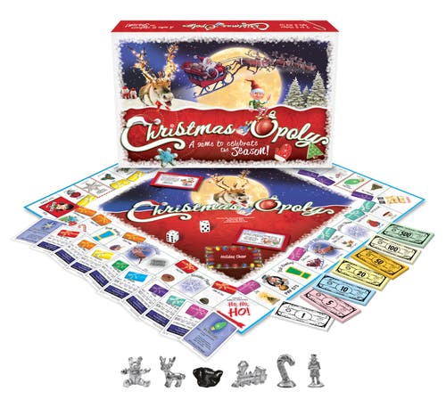 Late for the Sky Christmasopoly Board Game in Multicolored  product