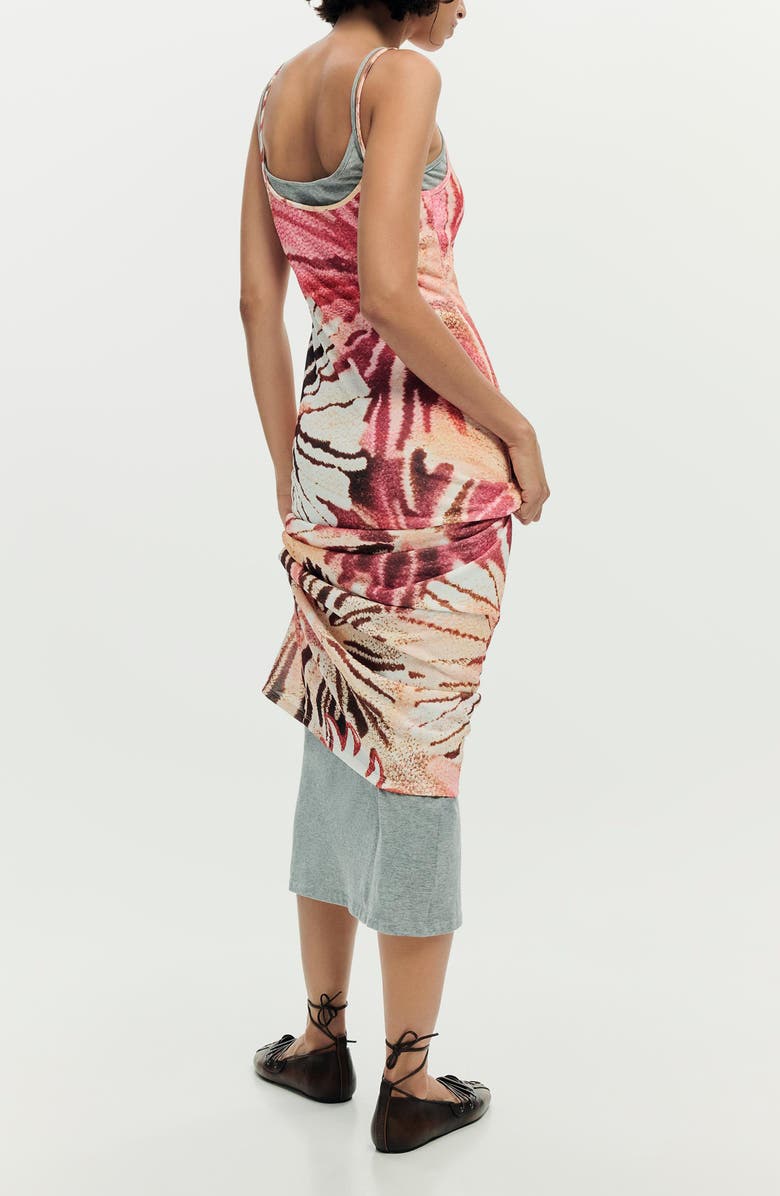 Desigual Floral & Solid Dress Set, Alternate, color, 
