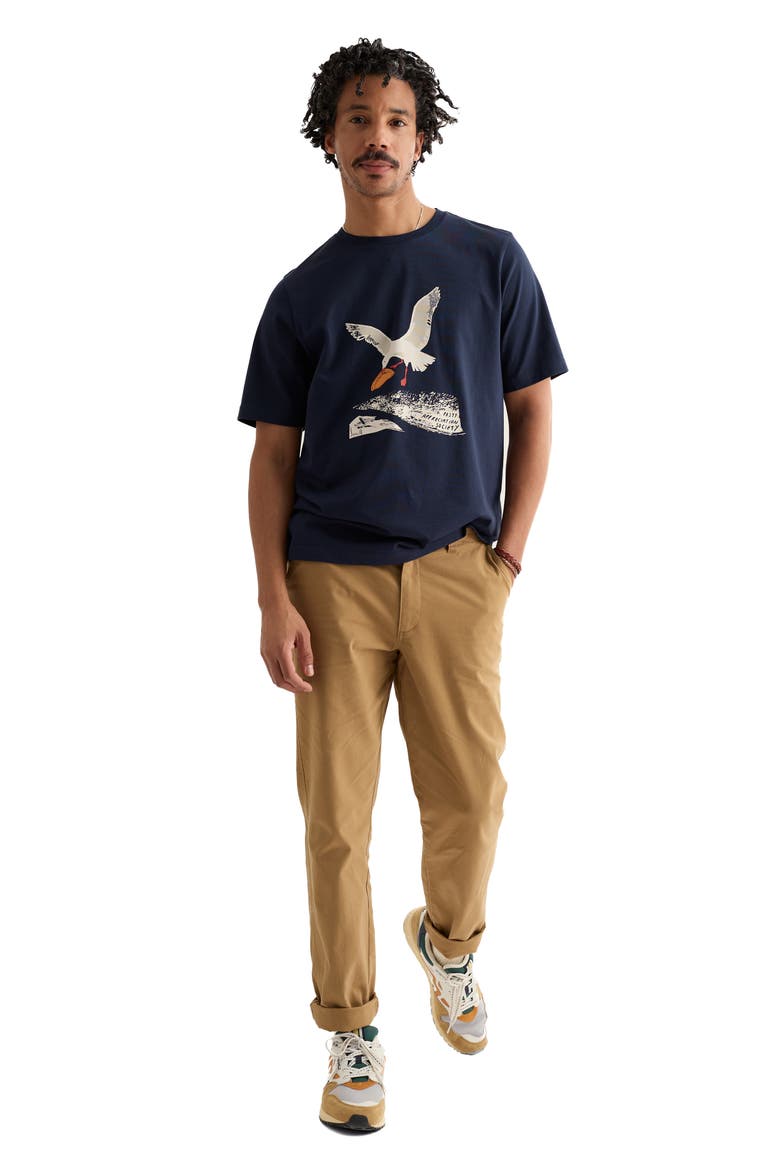 Midwatch Organic Cotton Graphic T-Shirt, Alternate, color, SEAGULL THIEF MARITIME