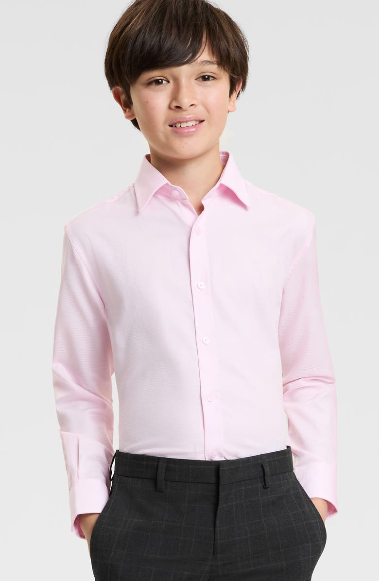 Tallia Kids' Button-Up Shirt, Main, color, Pink