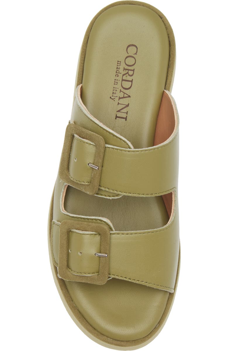 Cordani Karson Platform Slide Sandal, Alternate, color, Militare