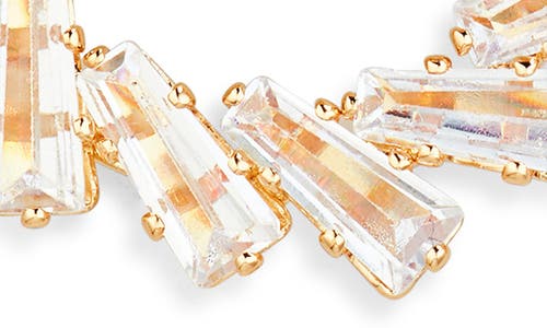 Tasha Baguette Crystal Open Earrings