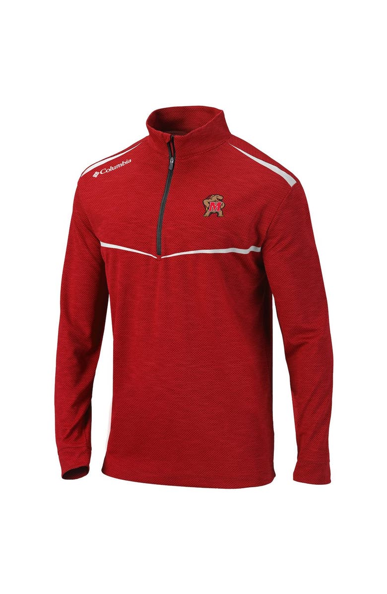 Columbia Men's Columbia Red Maryland Terrapins Scorecard Quarter-Zip Jacket, Alternate, color,