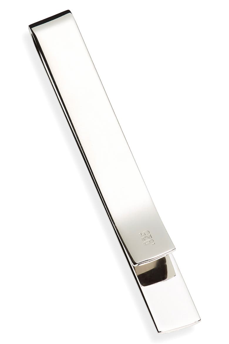 Sterling Silver Tie Clip, Alternate, color, SILVER SLIDE