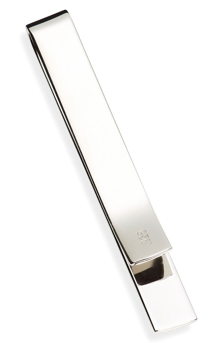 David Donahue Sterling Silver Tie Clip, Alternate, color, Silver Slide