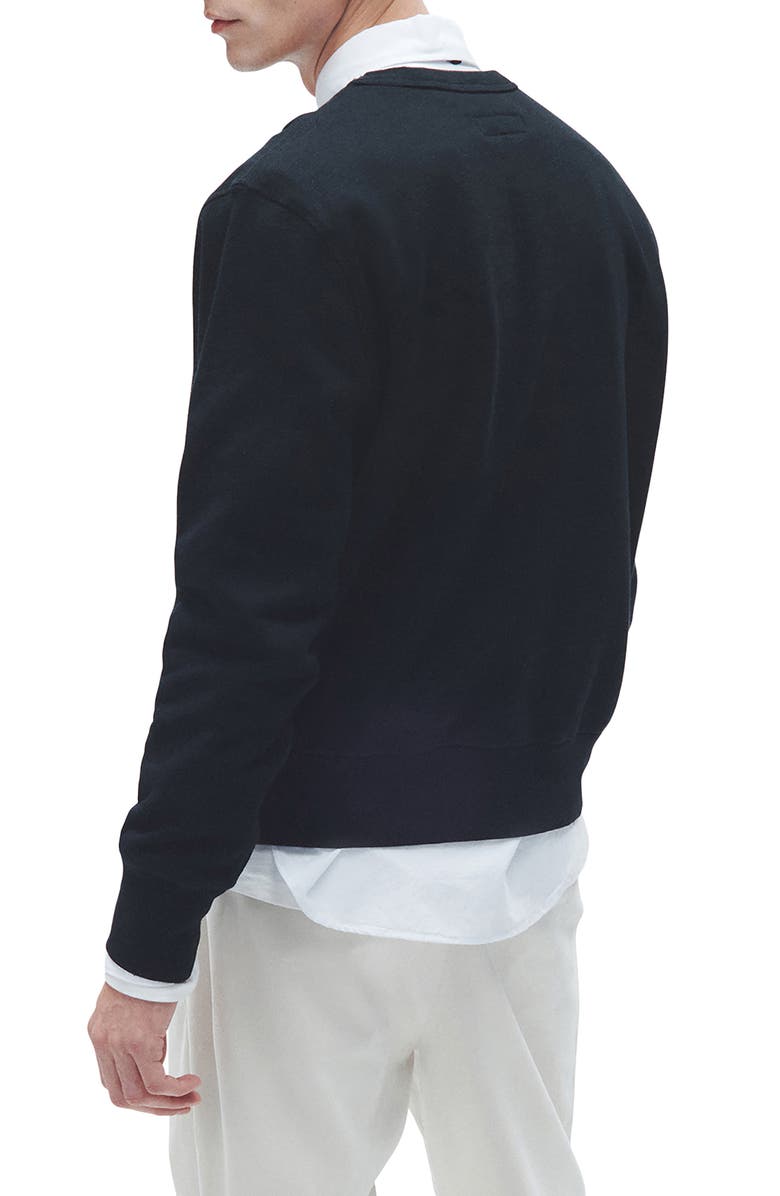 rag & bone Monster Crewneck Sweatshirt, Alternate, color, 