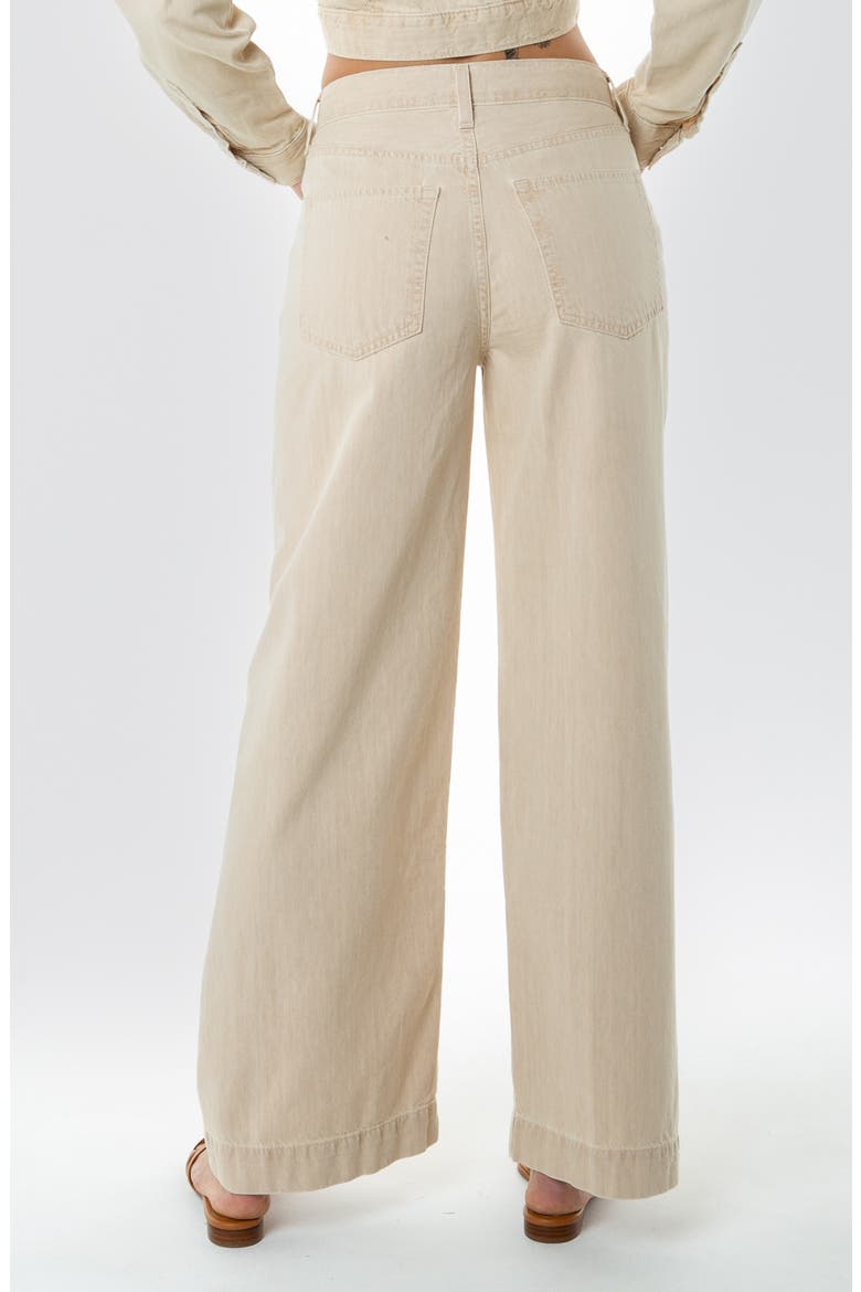 Devon High Waist Wide Leg Jeans, Alternate, color, CANYON SAND