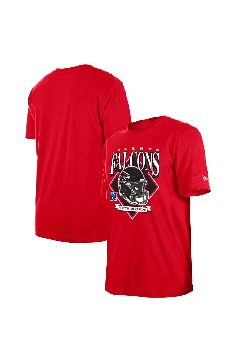 New Era Men's New Era Red Atlanta Falcons Team Logo T-Shirt, Main, color, Red