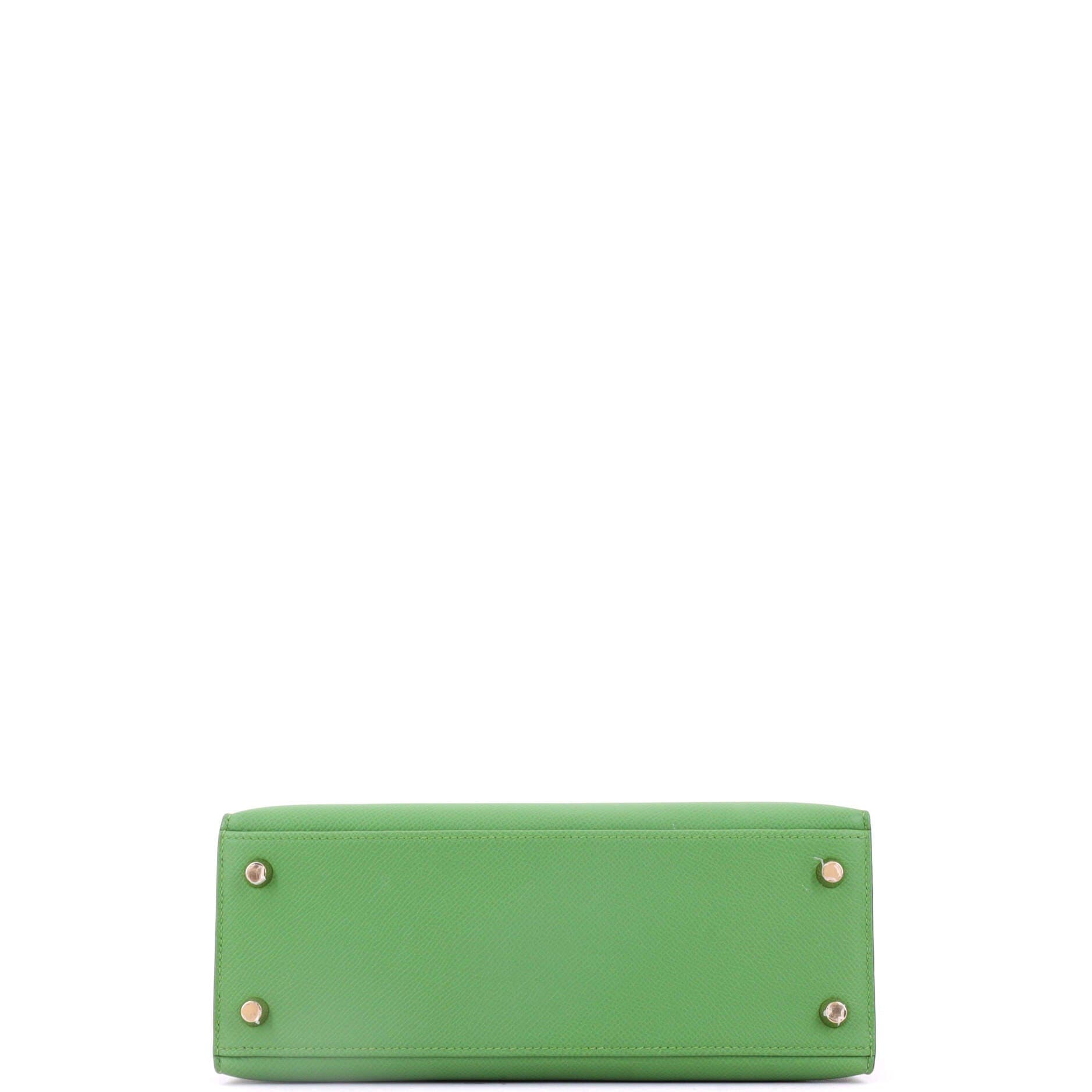 Kelly Handbag Green Epsom With Gold Hardware 25, Alternate, color, Green