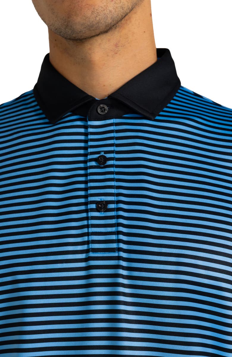 Redvanly Baker Stripe Polo, Alternate, color, Iceberg