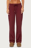 EDIKTED Quinn Straight Leg Sweatpants