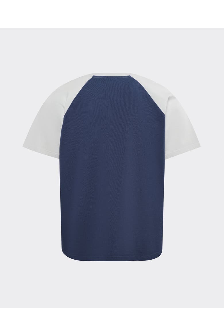 Raglan Tee, Alternate, color, Ice & Dark Blue