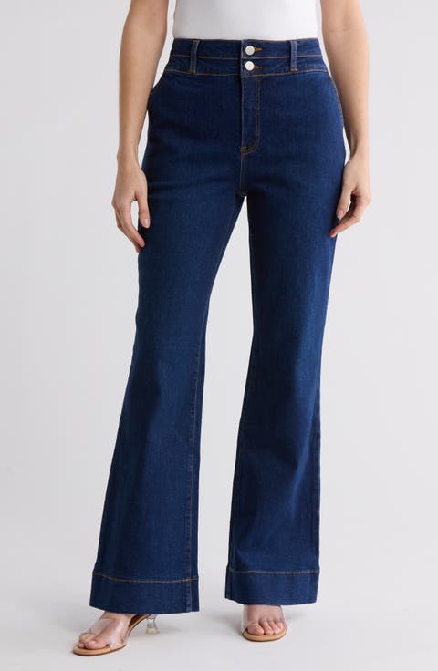 High Waist Wide Leg Jeans (Cordelia Wash)