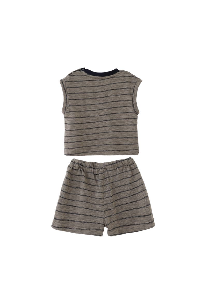 Stripe Pocket Set, Alternate, color, Grey