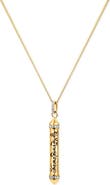 Seven Saints On Mani Padme Hum White Topaz Prayer Necklace